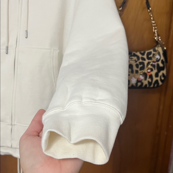 FINAL DROP! PINK Ivory Hoodie and Sweatpants Set, oversized - Picture 5 of 12